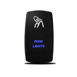 MICTUNING 20A 12V Blue LED Rocker Switch – Rock Lights