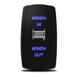 MICTUNING 20 Amp LED Momentary Rocker Switch – Winch In/Out