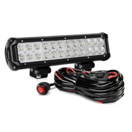 Nilight 12-Inch 72W LED Spot/Flood Light Bar With Wiring Harness