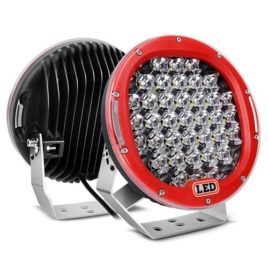 Nilight 9-Inch 185W Red Round Spot LED Light (Pair)