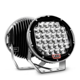 Nilight 9-Inch 96W Black Round Spot LED Light (Pair)