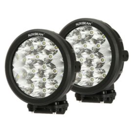 Auxbeam 7-Inch Round 80w CREE LED Spot/Flood Light (Pair)