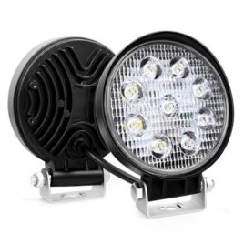 Nilight 4.5-Inch 27w Round LED Spot Light (Pair)