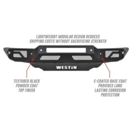 2019-2020 Ford Ranger Westin 58-41085 Textured Black Pro-Mod Front Bumper