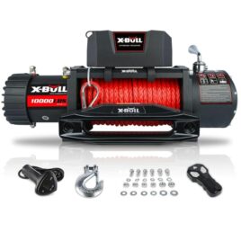 X-BULL 10000lb Winch With Synthetic Rope