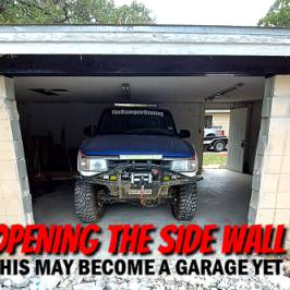 TRS Garage - Opening The Side Wall