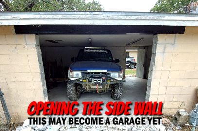 TRS Garage - Opening The Side Wall