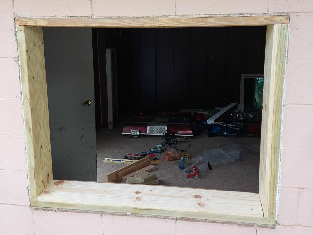 Building a new window rough in frame