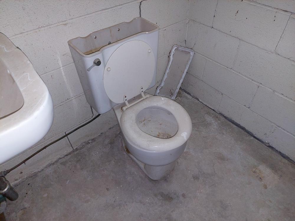 old toilet