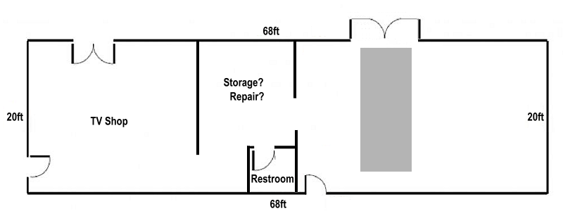Proposed side door opening